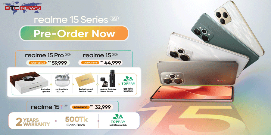 realme launched three 5G ‘AI Party Phone’ models of the 15 series