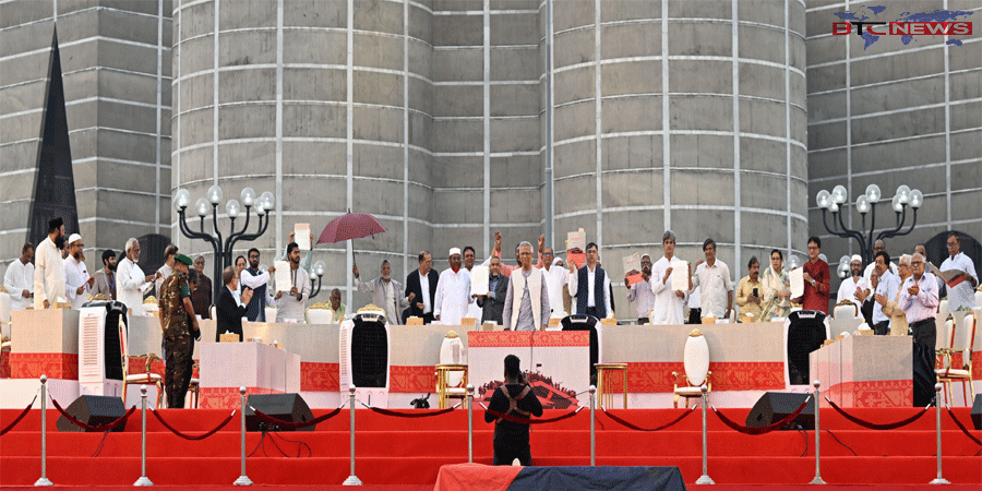 অনুষ্ঠানে থাকলেও জুলাই সনদে সই করেনি গণফোরাম