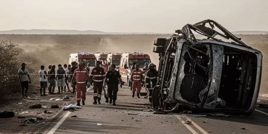ব্রাজিলে ভয়াবহ বাস দুর্ঘটনায় ১১ নারীসহ নিহত-১৫
