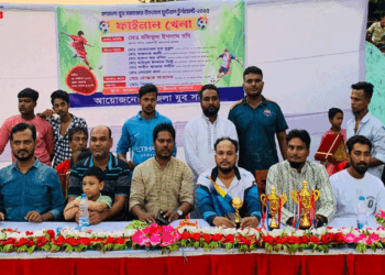 রাজশাহী নগরীর কাজলা যুব সমাজের ফুটবল টুর্নামেন্টের ফাইনাল অনুষ্ঠিত