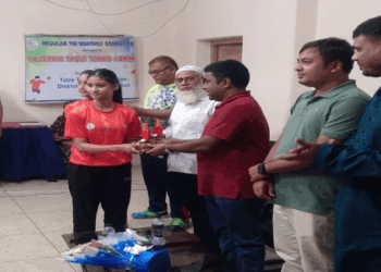রাজশাহী টেবিল টেনিস অনুর্ধ্ব-১৬ টুর্নামেন্টের সমাপনী ও পুরস্কার বিতরণ