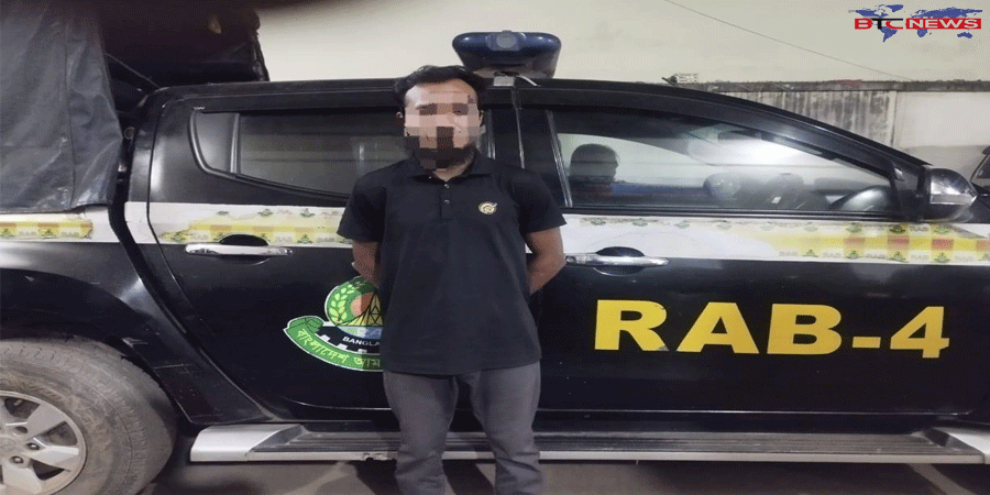 সিংড়ায় চাঞ্চল্যকর মিঠুন হত্যা মামলার প্রধান আসামী মাহমুদুল গ্রেফতার