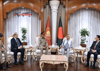 প্রধান উপদেষ্টার সঙ্গে পাকিস্তান যৌথ বাহিনী প্রধানের বৈঠক