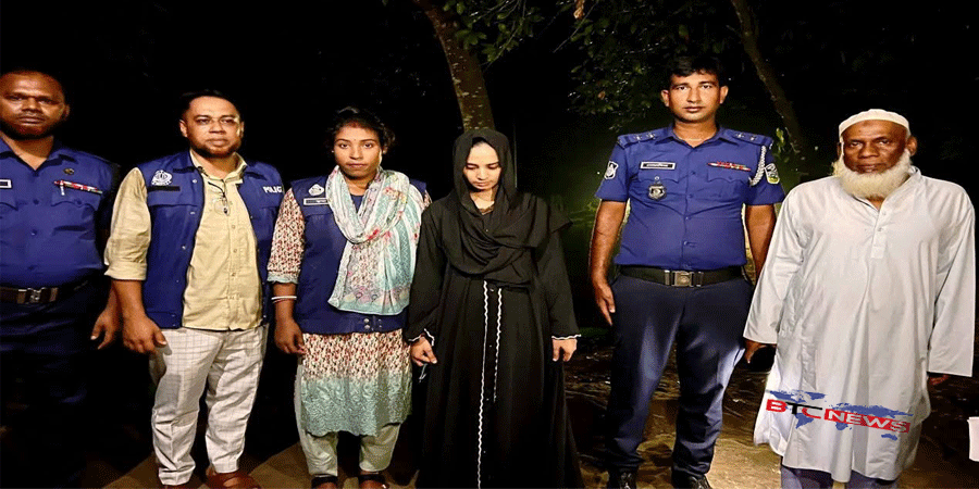 জামালপুরে অপহৃত এক নারীকে ৮ ঘন্টায় উদ্ধার করেছে পুলিশ
