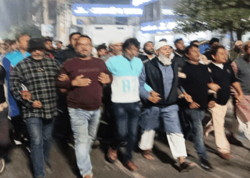 রাজশাহীতে শেখ হাসিনার ফাঁসির দাবিতে বিএনপি নেতা মিলু ও হারুর নেতৃত্বে বিক্ষোভ মিছিল