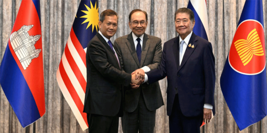 মালয়েশিয়ার উদ্যোগে কম্বোডিয়া-থাইল্যান্ড সীমান্ত শান্তি প্রক্রিয়ায় নতুন অগ্রগতি