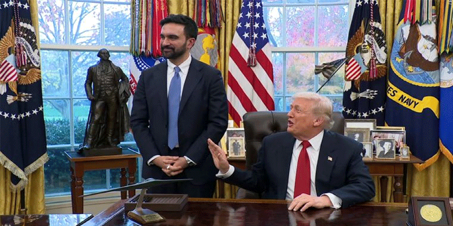 ‘ট্রাম্প কি ফ্যাসিস্ট’, মামদানিকে থামিয়ে কী জবাব দিলেন মার্কিন প্রেসিডেন্ট