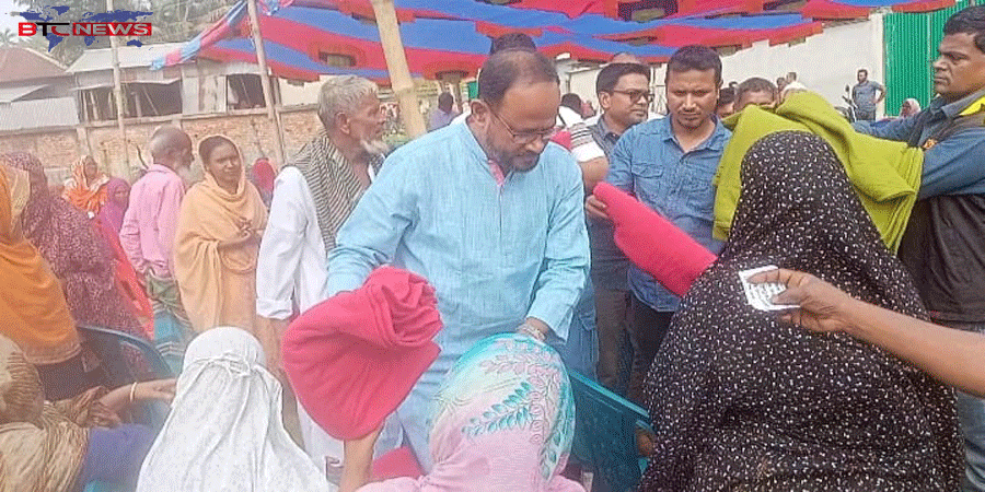 সুলতান সালাউদ্দিন টুকুর কম্বল বিতরণ