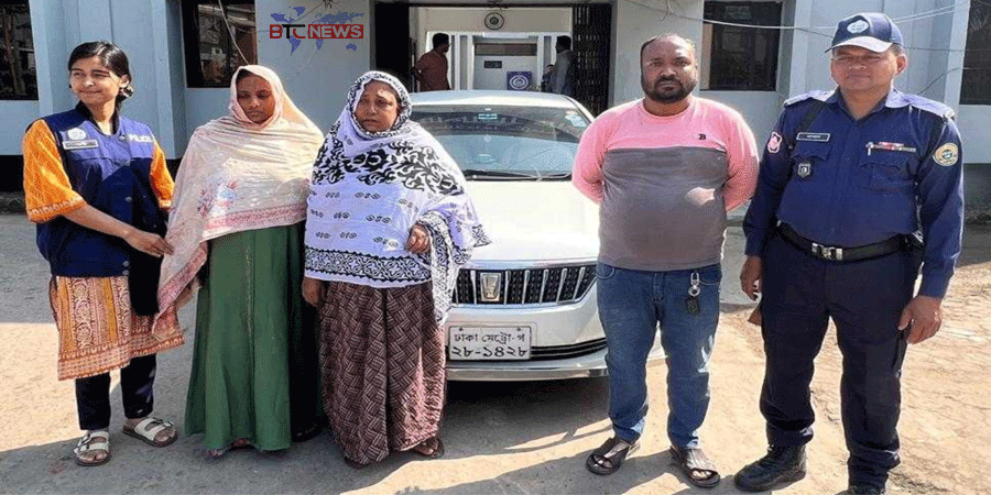 পটুয়াখালীতে স্বর্ণের দোকানে অভিনব কায়দায় চুরি, গ্রেফতার-৩