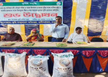 রাণীশংকৈলে কৃষি প্রণোদনা বিতরণের উদ্বোধণ