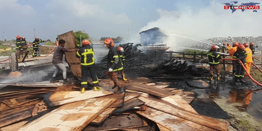 রূপপুর পারমাণবিক প্রকল্পে অগ্নিকাণ্ড, ফায়ার সার্ভিসের ৫ ইউনিটের চেষ্টায় নিয়ন্ত্রণে