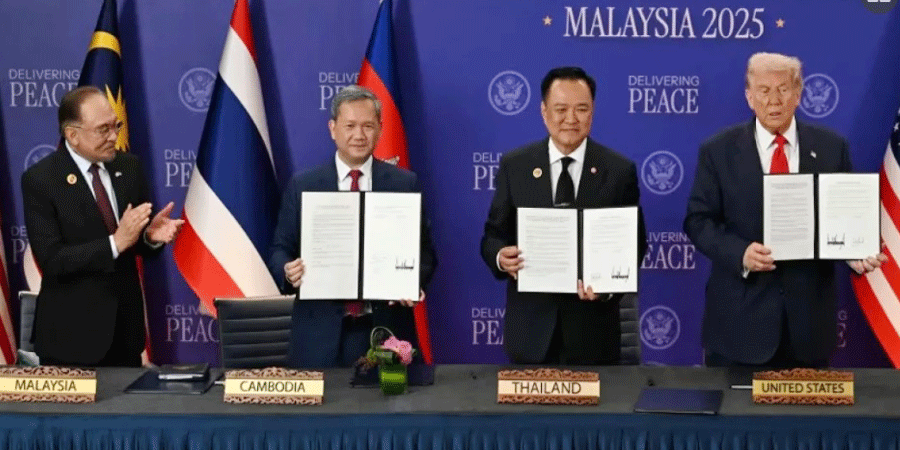 কম্বোডিয়ার সঙ্গে শান্তিচুক্তি স্থগিত করলো থাইল্যান্ড