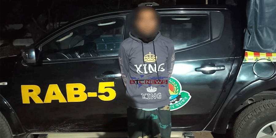 বাগমারায় পুলিশকে মারধর করে আসামি হত্যার পলাতক আসামি সাগর গ্রেফতার