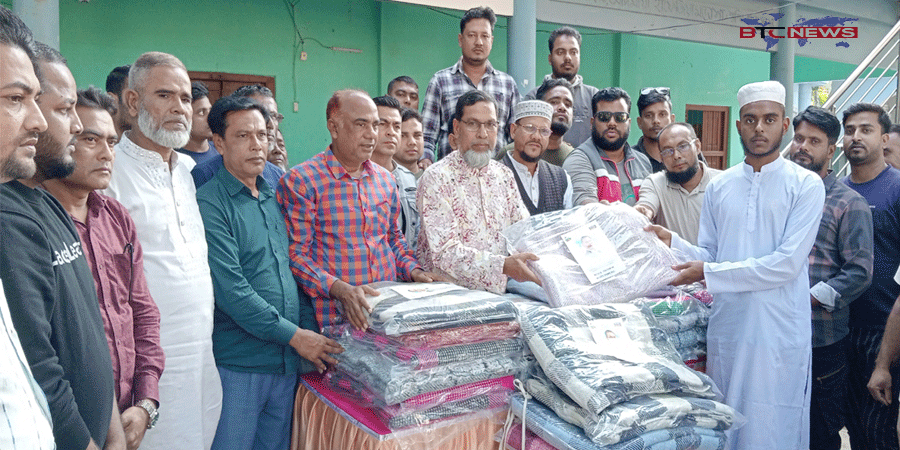 আদমদীঘিতে তারেক রহমানের জন্মদিন উপলক্ষ্যে স্বেচ্ছাসেবক দলের শীতবস্ত্র বিতরণ