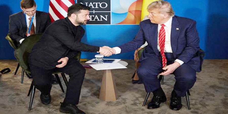 সবাই ট্রাম্পকে ভয় পায়, আমি পাই না : জেলেনস্কি