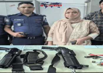 ভাঙ্গায় এক্সপ্রেসওয়েতে অভিযান, ২০ রাউন্ড গুলিসহ ২টি শটগান জব্দ