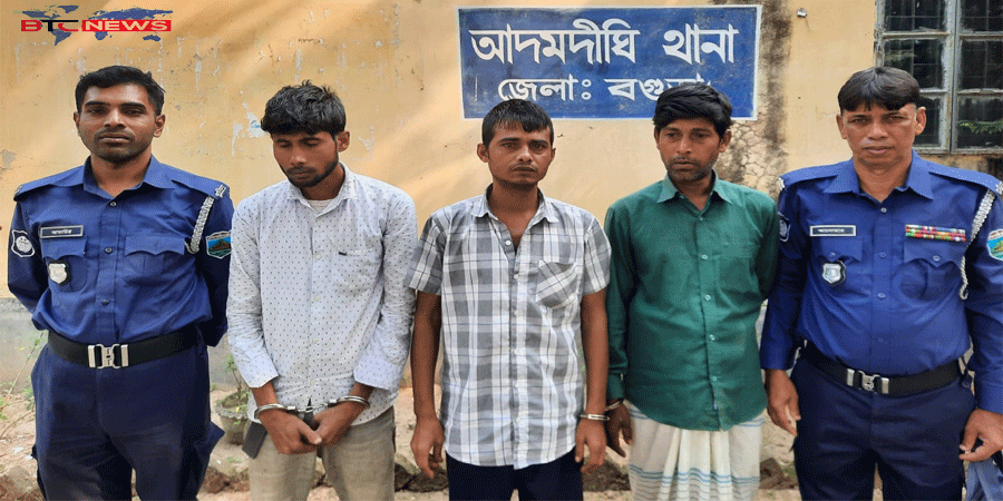 আদমদীঘিতে ১১১ পিস ট্যাপেন্টাডল ও ১০ লিটার মদসহ তিন মাদক কারবারি গ্রেপ্তার