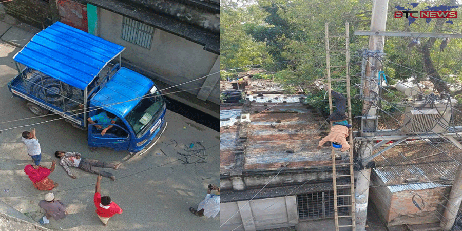 কাজের ফাঁকেই দুর্ঘটনা- রাজশাহীতে নেসকোর দুই কর্মী বিদ্যুৎস্পৃষ্ট, একজনের অবস্থা আশঙ্কাজনক