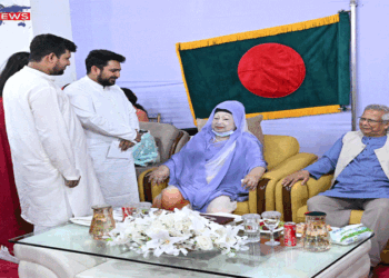 প্রধান উপদেষ্টা ও খালেদা জিয়ার সঙ্গে নাহিদ ইসলামের সৌজন্য সাক্ষাৎ