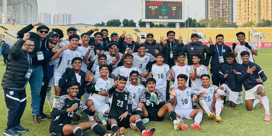 বাহরাইনকে হারিয়ে চীনে টানা চতুর্থ জয় বাংলাদেশের