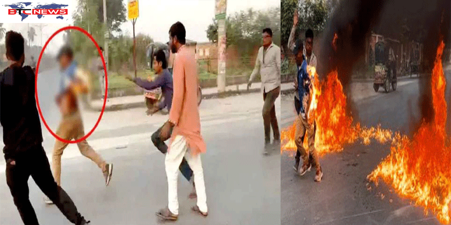 রাজশাহী-৩ আসনে বিএনপির মনোনয়ন নিয়ে বিক্ষোভ, টায়ারের আগুনে পুড়ল ছাত্রদল নেতার শরীর