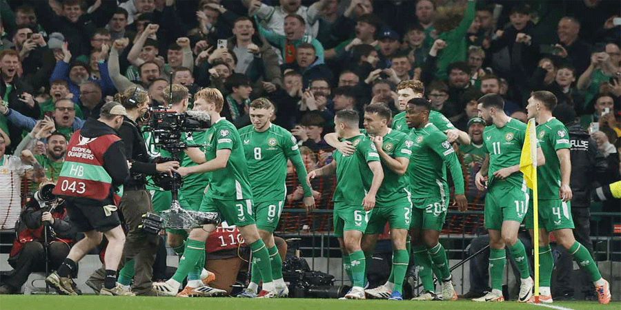 লাল কার্ড দেখলেন রোনালদো, আইরিশদের বিপক্ষে হেরে গেল পর্তুগাল