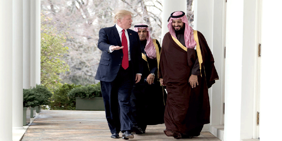 সৌদি যুবরাজকে ট্রাম্পের অভ্যর্থনা: গুরুত্বপূর্ণ পাঁচ বিষয়