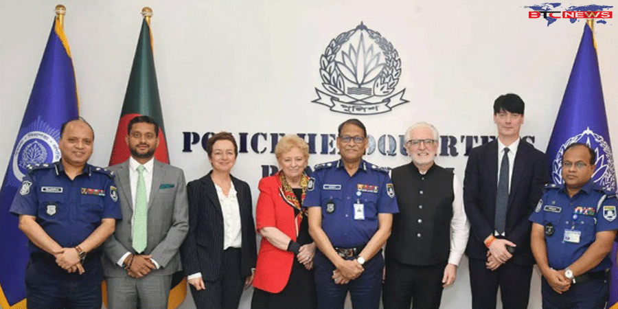 আইজিপির সঙ্গে আয়ারল্যান্ড ও ইইউ প্রতিনিধিদলের সাক্ষাৎ