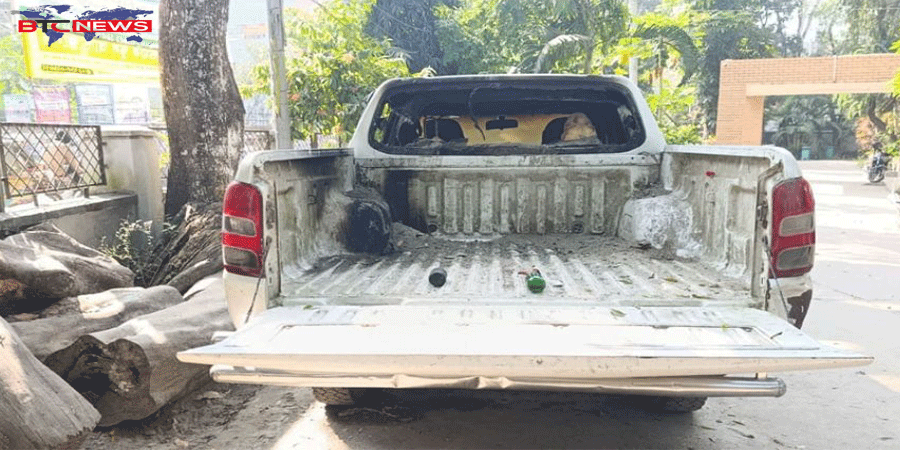 গোপালগঞ্জে গণপূর্ত বিভাগ-গ্রামীণ ব্যাংকে পেট্রোল বোমা নিক্ষেপ