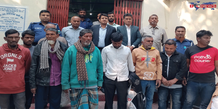 পাবনা মানসিক হাসপাতালে দালাল চক্রের ৯ জন আটক, ১৫ দিনের কারাদণ্ড