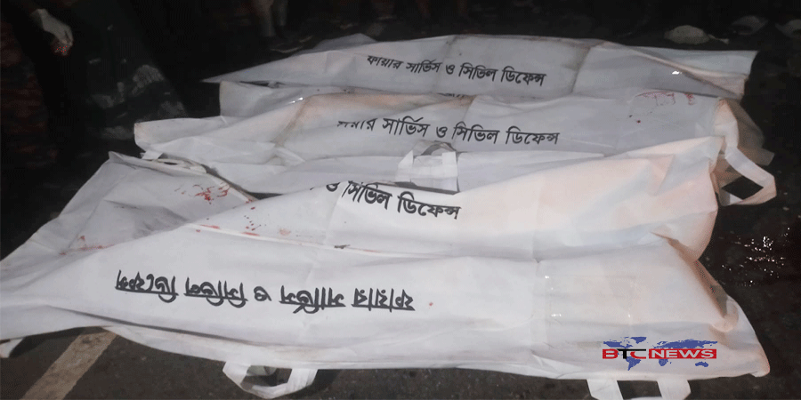 বাগেরহাটে সড়ক দুর্ঘটনায় ৩ বিএনপি কর্মী নিহত