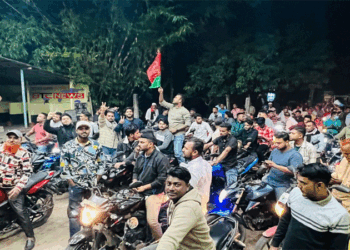 আওয়ামী লীগের লকডাউনের প্রতিবাদে ইসলামপুরে বিএনপির মোটর সাইকেল শোভাযাত্রা