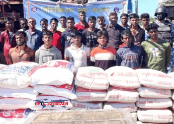 মিয়ানমারে পাচারের পথে বিপুল পরিমাণ ডাল-সিমেন্ট জব্দ সহ আটক-২২