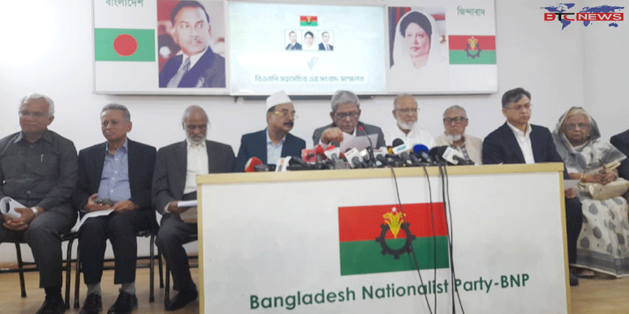 প্রধান উপদেষ্টাকে ধন্যবাদ জানাল বিএনপি