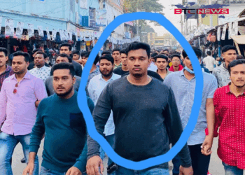 রাজশাহীর দুর্গাপুরে নিষিদ্ধ ছাত্রলীগ নেতা হৃদয়ের নেতৃত্বে মোটরসাইকেল শোডাউন
