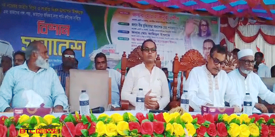 বর্ণাঢ্য আয়োজনে চাঁপাইনবাবগঞ্জে ঐতিহাসিক বিপ্লব ও সংহতি দিবস পালিত