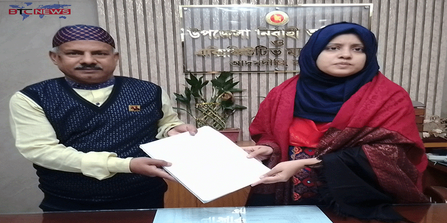 বগুড়া-৩ আসনে জাতীয় পাটি মনোনীত প্রার্থীর মনোনয়নপত্র সংগ্রহ