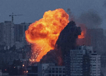 ইউক্রেনের রাজধানীতে শক্তিশালী বিস্ফোরণ