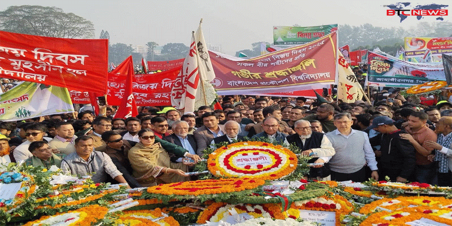 মহান বিজয় দিবসে জাতীয় স্মৃতিসৌধে বিএনপি’র শ্রদ্ধা