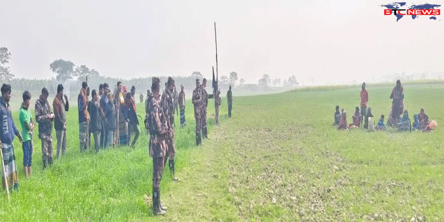 ১৪ ভারতীয় নাগরিকদের বিএসএফের পুশইনচেষ্টা রুখে দিলো বিজিবি