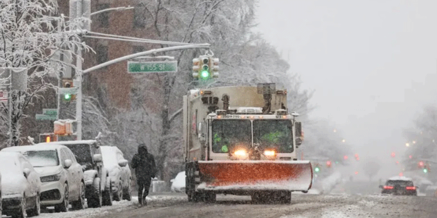 ভারী তুষারপাতের সাক্ষী হতে যাচ্ছে নিউইয়র্ক সিটি