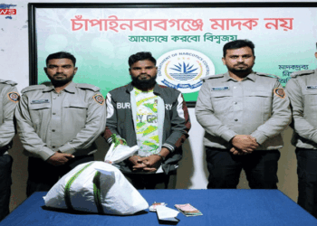 ডিএনসির অভিযানে চাঁপাইনবাবগঞ্জে গাঁজাসহ গ্রেফতার এক