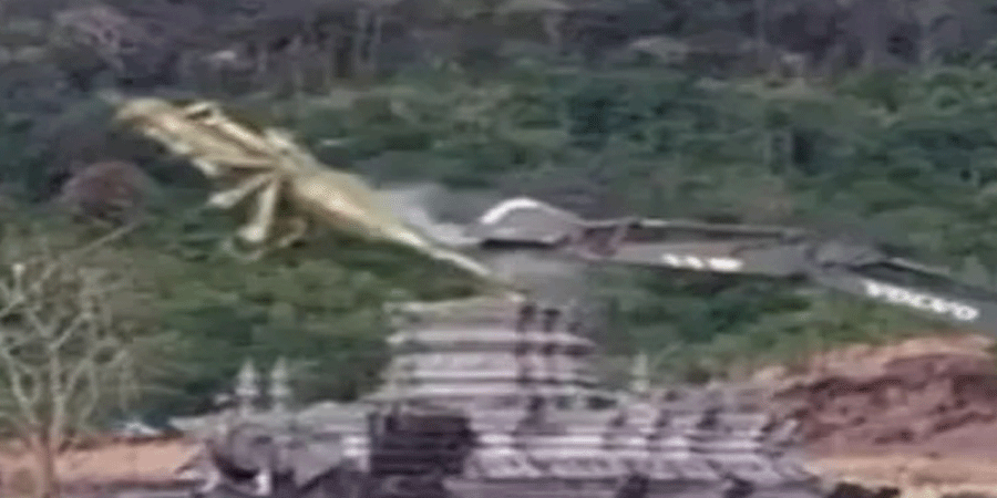 থাই-কম্বোডিয়া সীমান্তে ভেঙে দেওয়া হলো বিষ্ণু মূর্তি, ভিডিও ভাইরাল