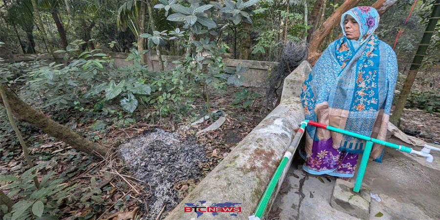 আংগারীয়া বীর মুক্তিযোদ্ধার কবরে দুর্বৃত্তদের আগুন!