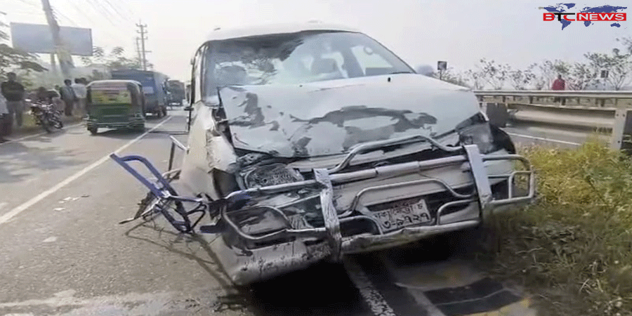 মুন্সীগঞ্জের এক্সপ্রেসওয়েতে মাইক্রোবাস–অটোরিকশার মুখোমুখি সংঘর্ষ, নিহত-১