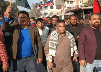 পঞ্চগড়ে ছাত্রদলের বিজয়ের পতাকা মিছিল অনুষ্ঠিত