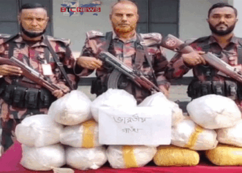 বেনাপোলে বিজিবি’র অভিযানে ৪১ কেজি গাঁজা উদ্ধার