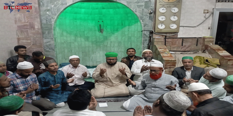 বেগম খালেদা জিয়ার দ্রুত রোগমুক্তি কামনায় হামজারবাগ জামে মসজিদে দোয়া