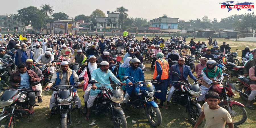 জামালপুর-১ আসনের ইসলামী আন্দোলন বাংলাদেশ এর প্রার্থীর মোটরসাইকেল শোডাউন অনুষ্ঠিত