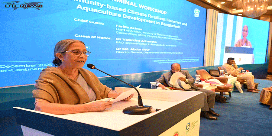 মৎস্য অধিদপ্তরকে টেকসই উদ্যোগ গ্রহণ করতে হবে : মৎস্য উপদেষ্টা